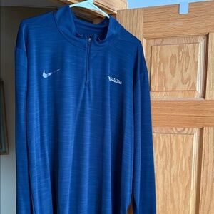 Timberwolves Nike Royal Blue Timberwolves Quarter-Zip Pullover
